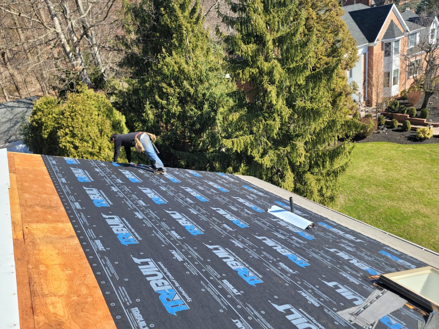 Roof leak repair visual from the company website